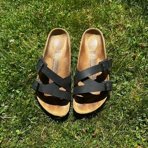 Size 38 Birkenstock Women’s Sandals Black